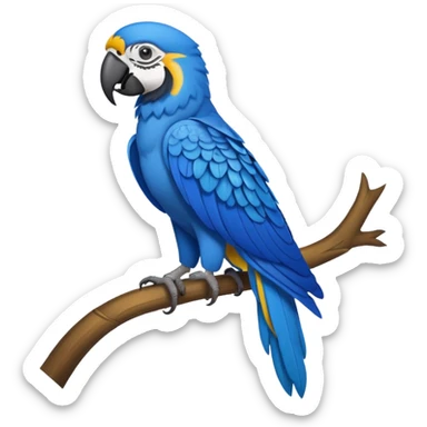 uma arara azul sticker