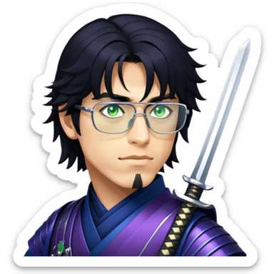 Mystic Samurai sticker