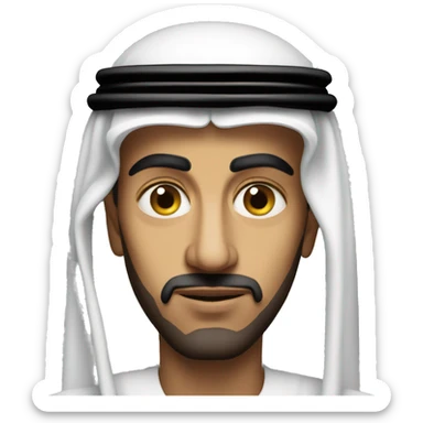 photorealistic  Faisal King of Saudi Arabia serious sticker