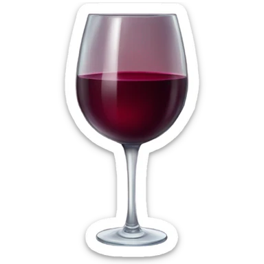 Red wine  sticker