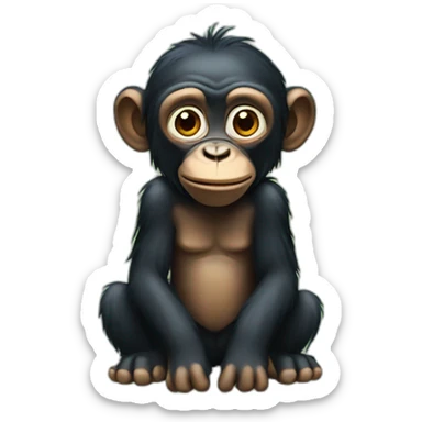bonobo coming sticker