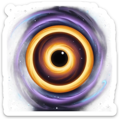 black hole sticker