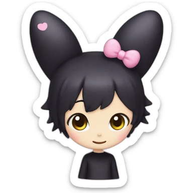 Kuromi sanrio sticker