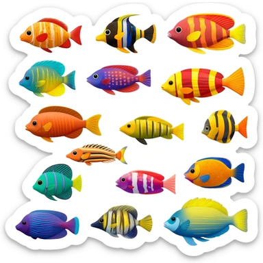 Fishes image sticker