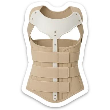 Busto Ortopedico senza sfondo sticker