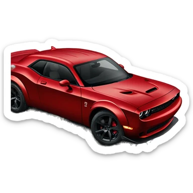 Dodge challenger SRT demon 170  sticker