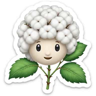 Cotton plant sticker