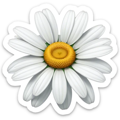 Una flor margarita 🌼 sticker
