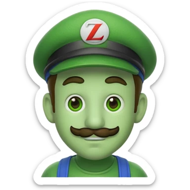 Luigi sticker