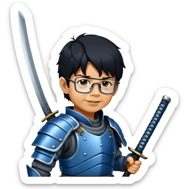 Samurai Defender sticker