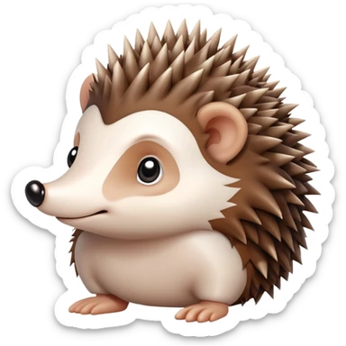 cute baby hedgehog sticker