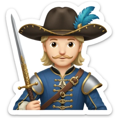 Musketeer sticker