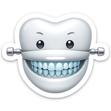 dental braces sticker