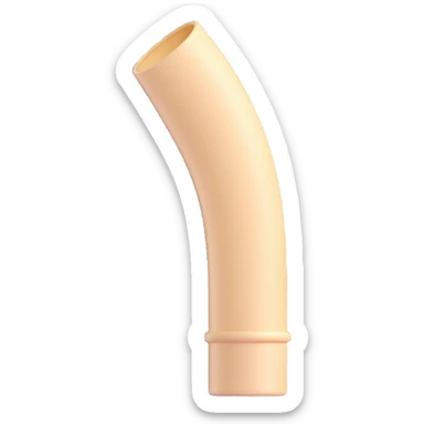 clean style emoji of a cream tube, rounded lines, slightly 3D effect, soft colors, similar to common object emojis sticker