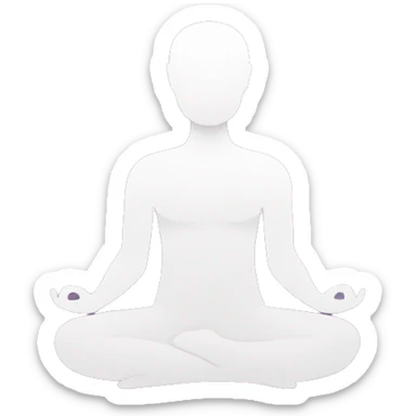 MEDITATION ABSTRACT SYMBOL sticker