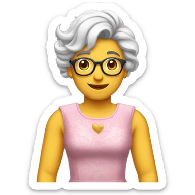 Crie um emojis de um personagem moreno com cavanhaque vestido de social  sticker