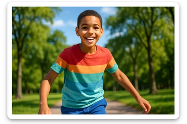 menga 10 11 yoshli bolani tasvirlab ber  sticker