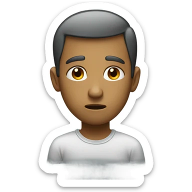 Thousand yard stare meme sticker