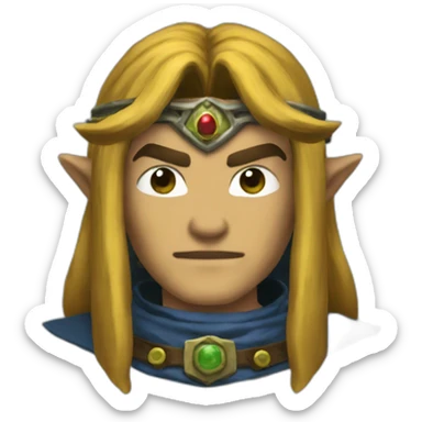 Link ganon sticker