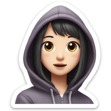 Blackpink jisoo wearing hoodie sticker