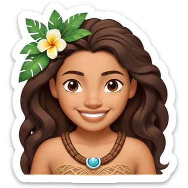 Moana from Disney sticker