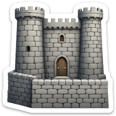 Castle Wall, like in the great wall of china sticker