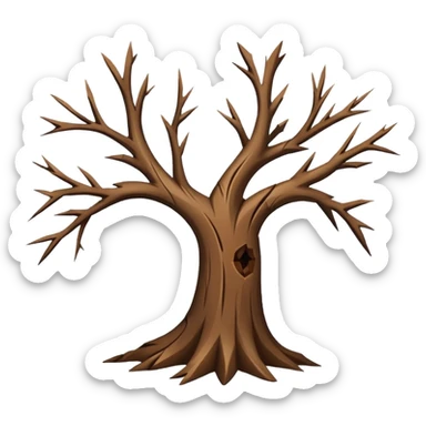 Broken Tree Branches sticker