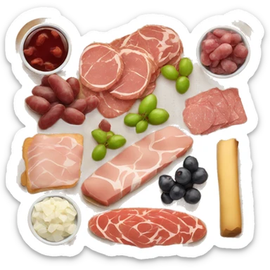Charcuterie board sticker