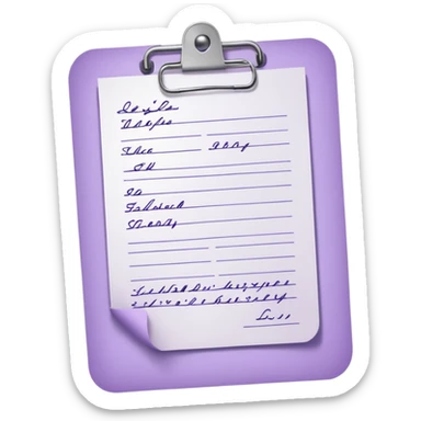 lilac medical prescription sticker