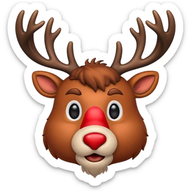 Rudolph sticker