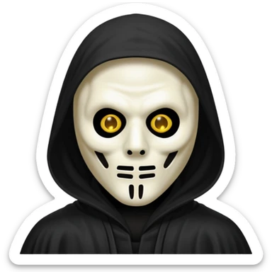 Ghostface from scream sticker