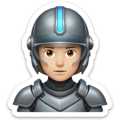 i want an arc raiders character with the face of a streamer sticker