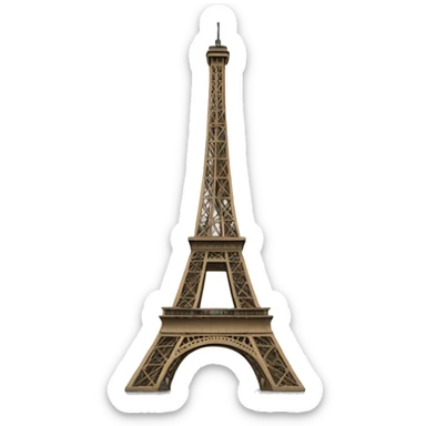 the Eiffel tower sticker