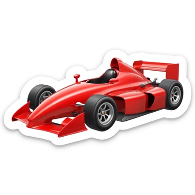 Formula car sticker