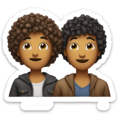 one fake friend and one real friend  sticker