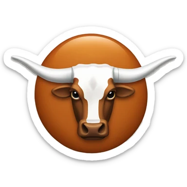 Texas Longhorns logo sticker