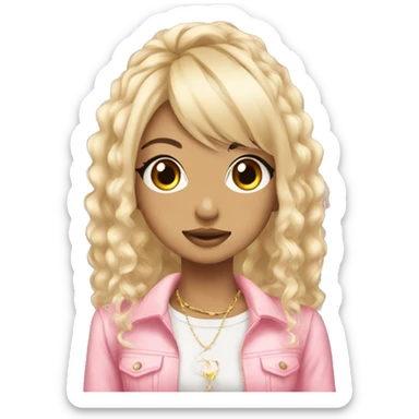 Gyaru girl  sticker
