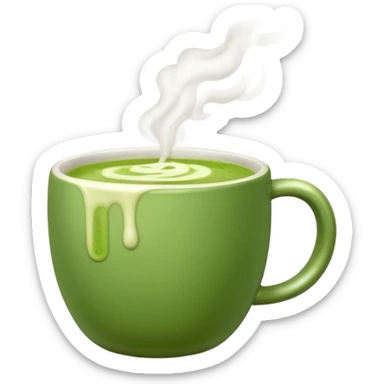 matcha drink sticker