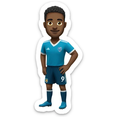 jogador de futebol sticker