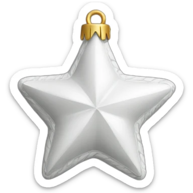 christmas decoration star sticker