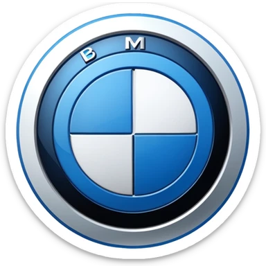 BMW logo emoji sticker
