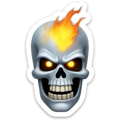 Ghost rider head  sticker