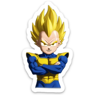 Majin vegeta sticker