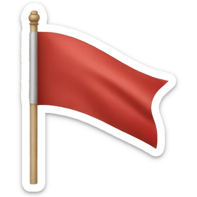red flag sticker