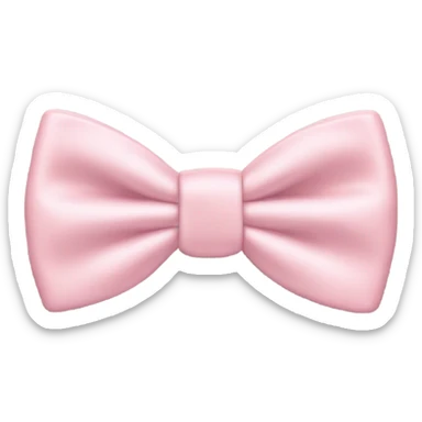 Light pink bowtie sticker
