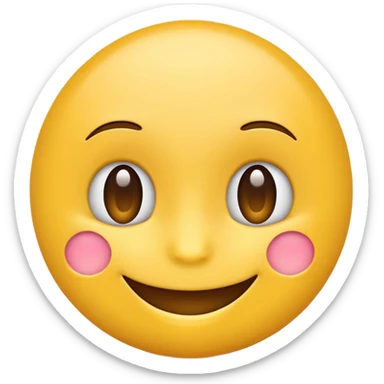 Emoji concentré sticker