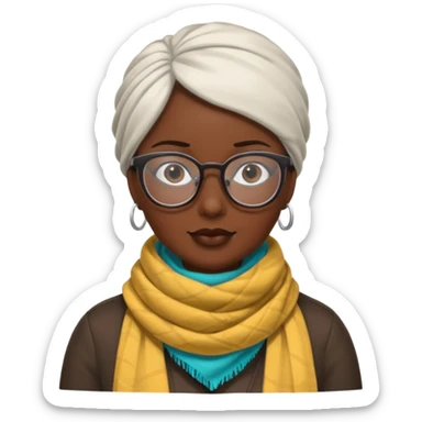 madre con jafas arrabe sticker