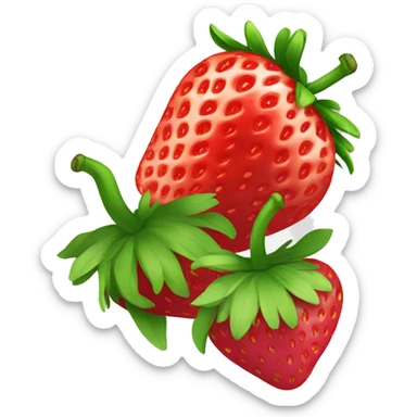 fresas sticker