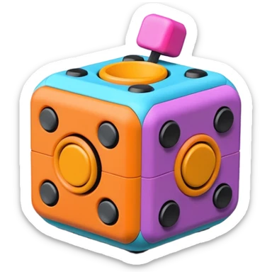fidget cube sticker