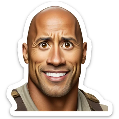 Dwayne "The Rock" Johnson in Jungle Cruise sticker